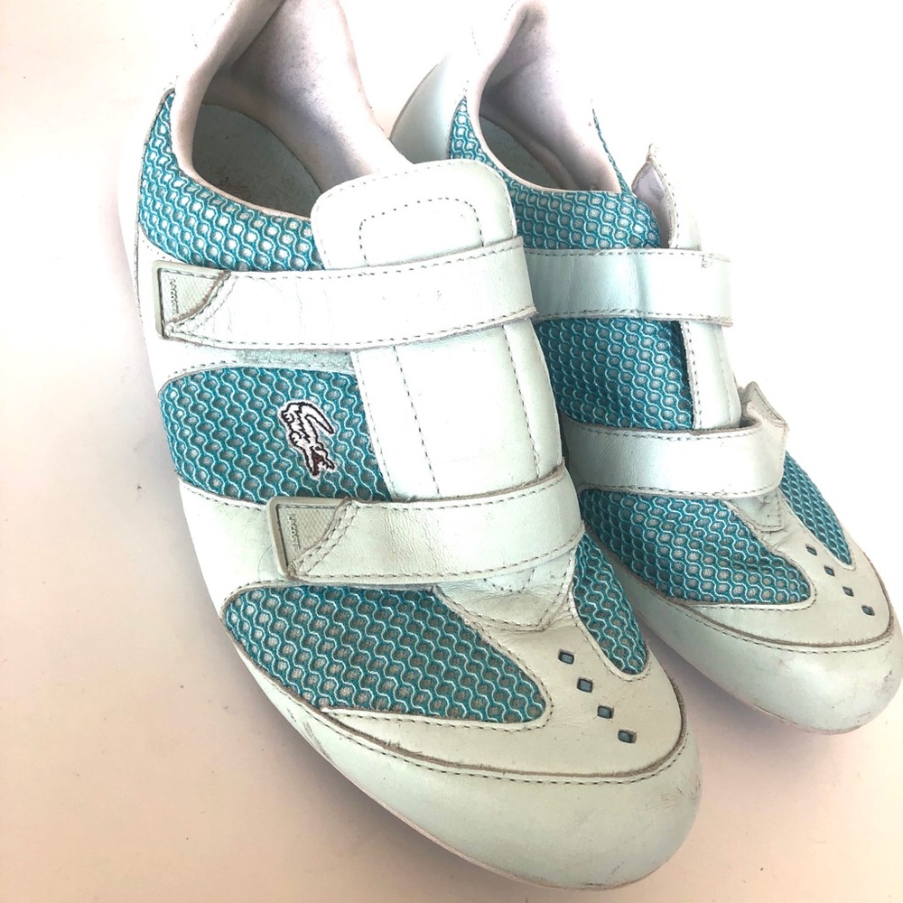 Lacoste Women sneakers size 9 turquoise
